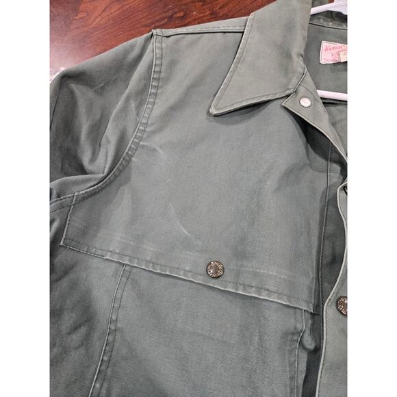 Vintage Filson Dry Tin Jac Shirt MADE IN USA Otter Green Olive Dark CC Jacket M - Picture 5 of 7
